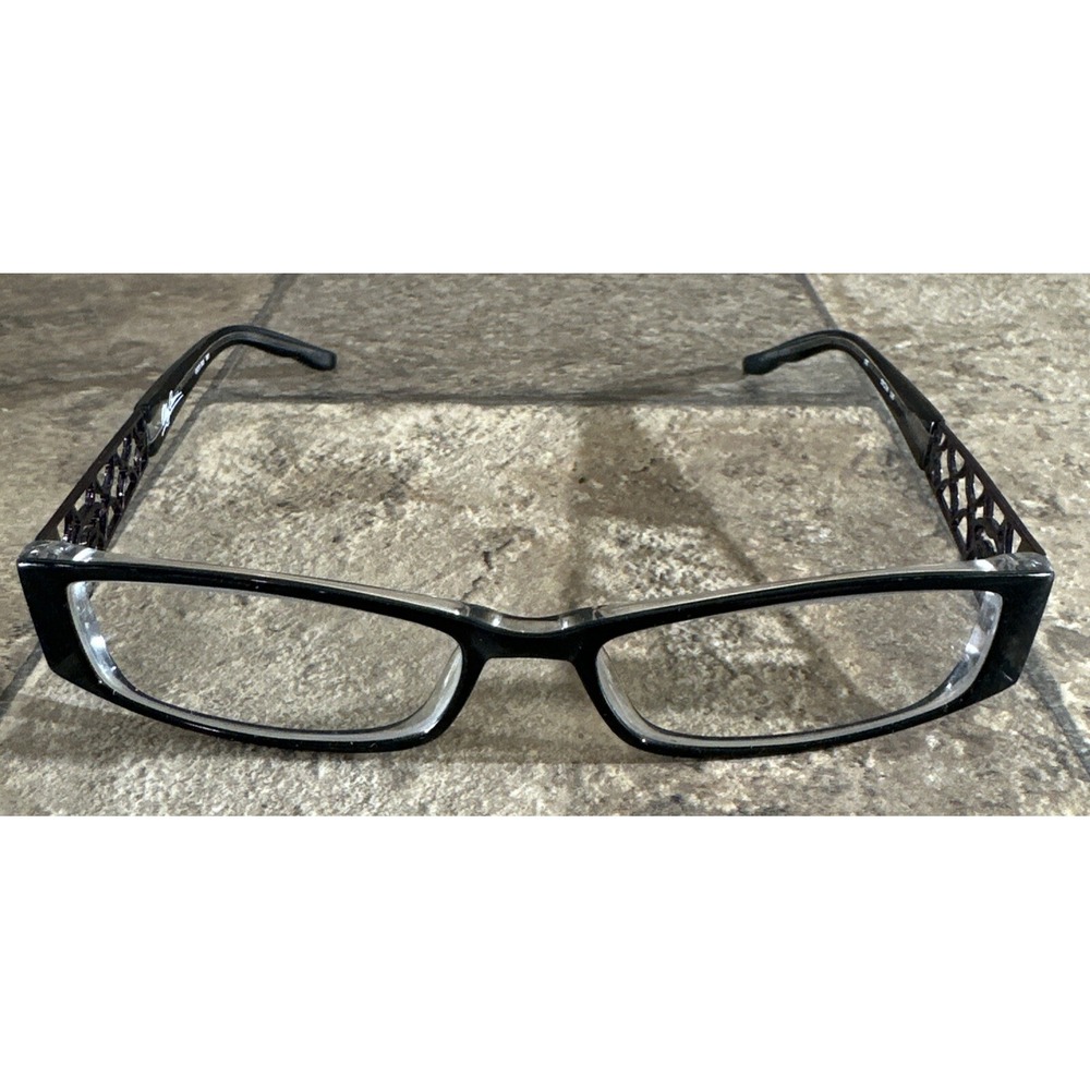 Oleg Cassini OCO 303 001 Black Eyeglasses Frame Metal 53-16-135-25mm